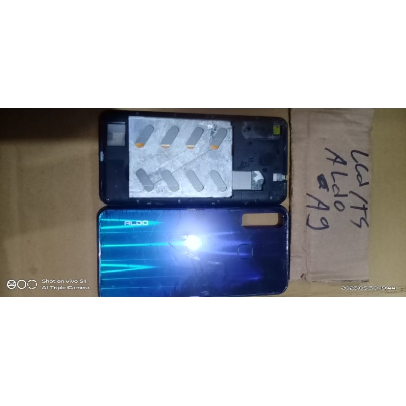 lcd tc hp aldo a9 lcd ori cabutan normal udah tested