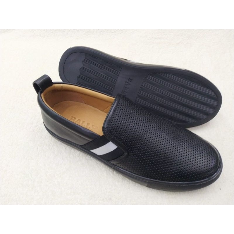 SEPATU SLIP ON PRIA BRANDED BA LLY311 QUALITY PREMIUM