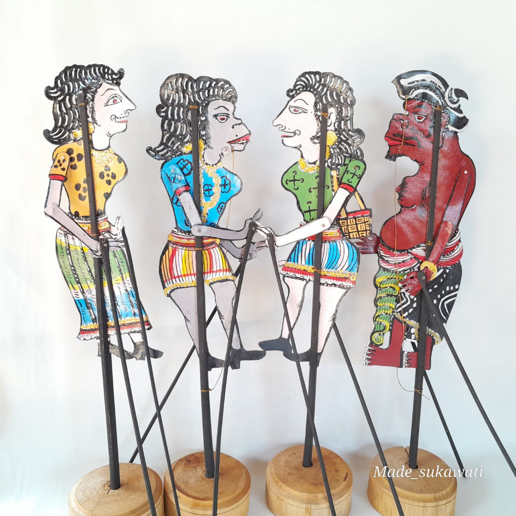 Kerajinan Wayang kulit bali Tokoh Kreasi ukiran tangan handmade