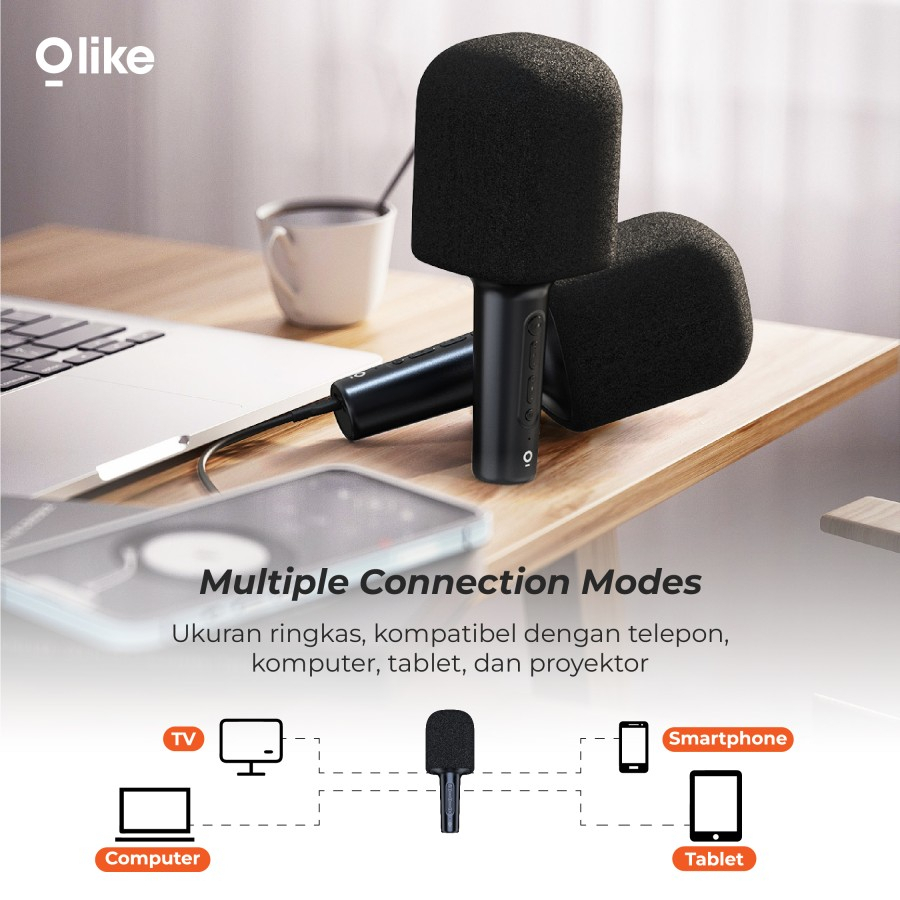 Mic Portable OLIKE KM1 Microphone Wireless