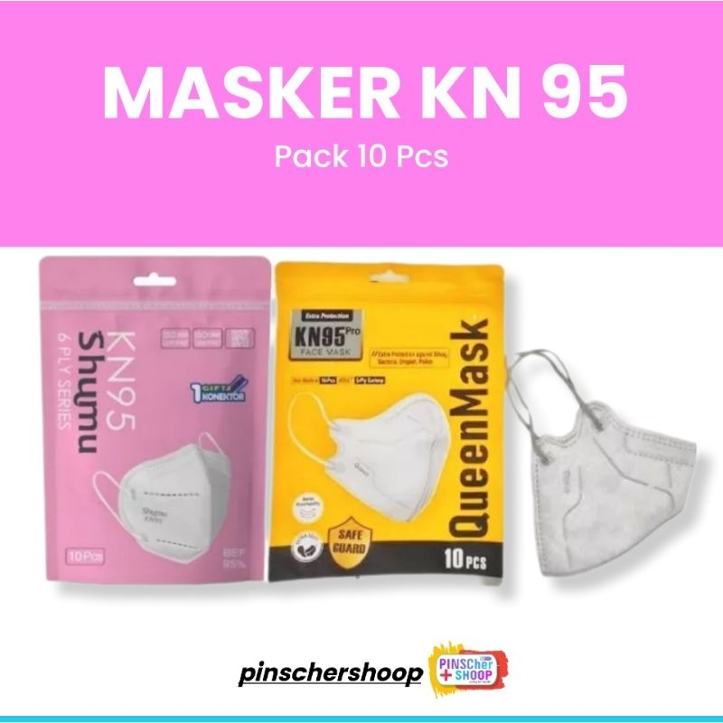 Masker KN 95 Mouson QueenMask 5 Ply Medis Isi 10/ Pack