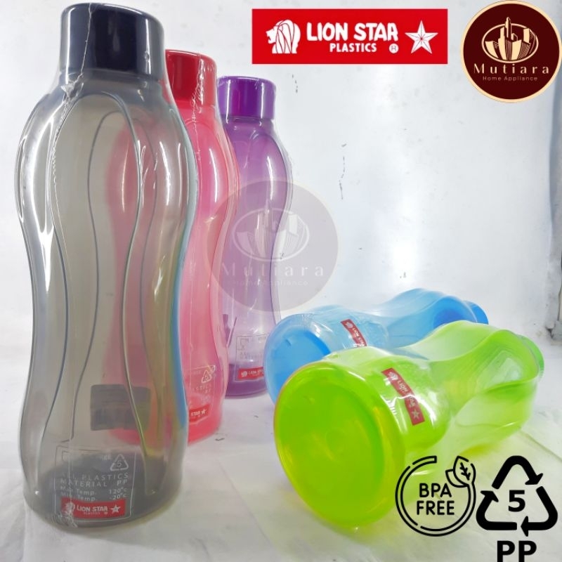 Lion Star Botol Minum Hydro| Botol Minum Anak | Botol Minum 600 800 1000 ml | Botol Plastik | Botol Minum Minimalis | Botol Minum Warna Bening Transparan | Hydro Bottle Air Minum