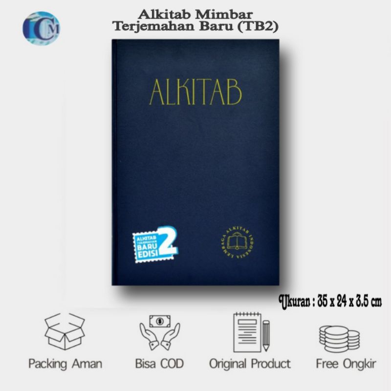 Alkitab Tulisan Besar | Alkitab Jumbo (Alkitab 077 Mimbar)