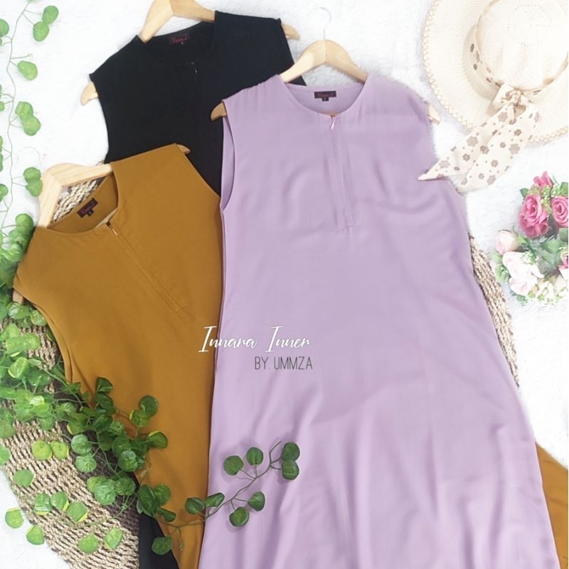 Inner rayon / iner dress tanpa lengan / rayon premium