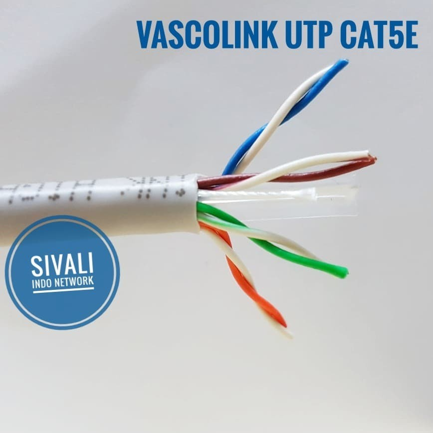 VASCOLINK LAN UTP CAT-5E  PER METER - KABEL POLOS