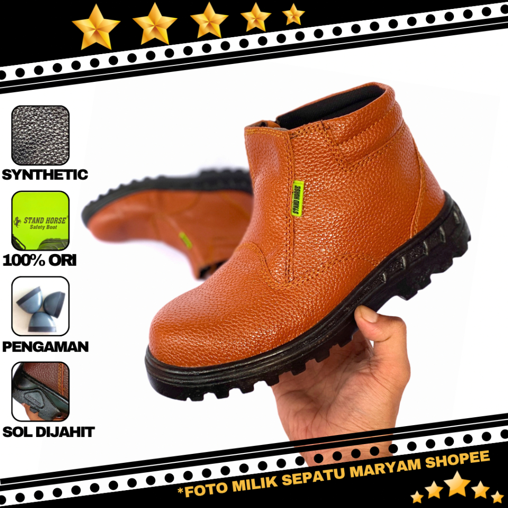 Sepatu Safety Murah Ori Safety Shoes Ujung Besi Sepatu Kerja Safety Pria