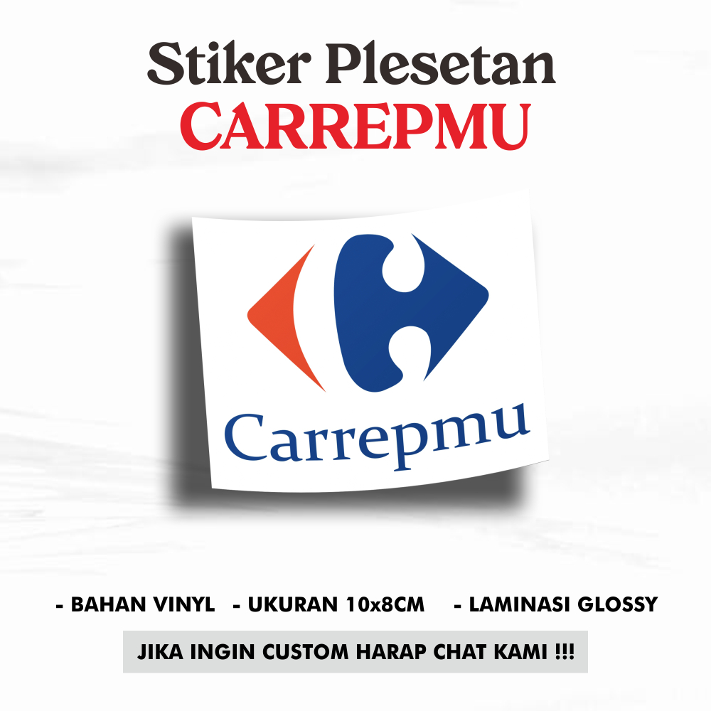 Stiker Plesetan - Carrepmu *Stiker Laptop *Stiker Dinding