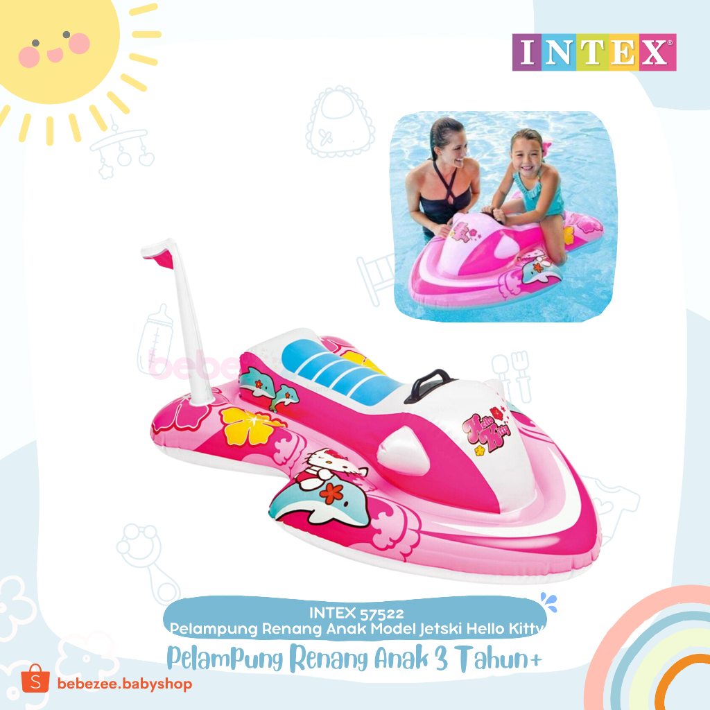 Intex Hello Kitty Kids Jet Ski 57522 Pelampung Renang Anak Floaties