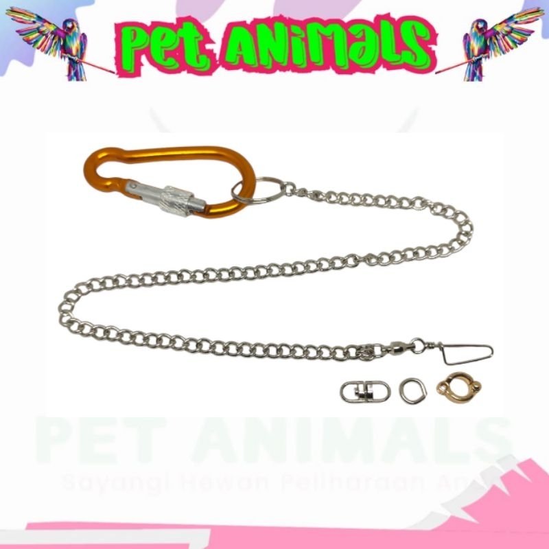 rantai ring borgol kaki burung parkit Australia/falk
