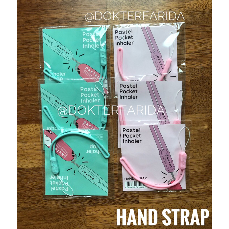 Pastel Inhaler Cap | Pastel Inhaler Lanyard | Hand Strap | Ring - Original Thailand