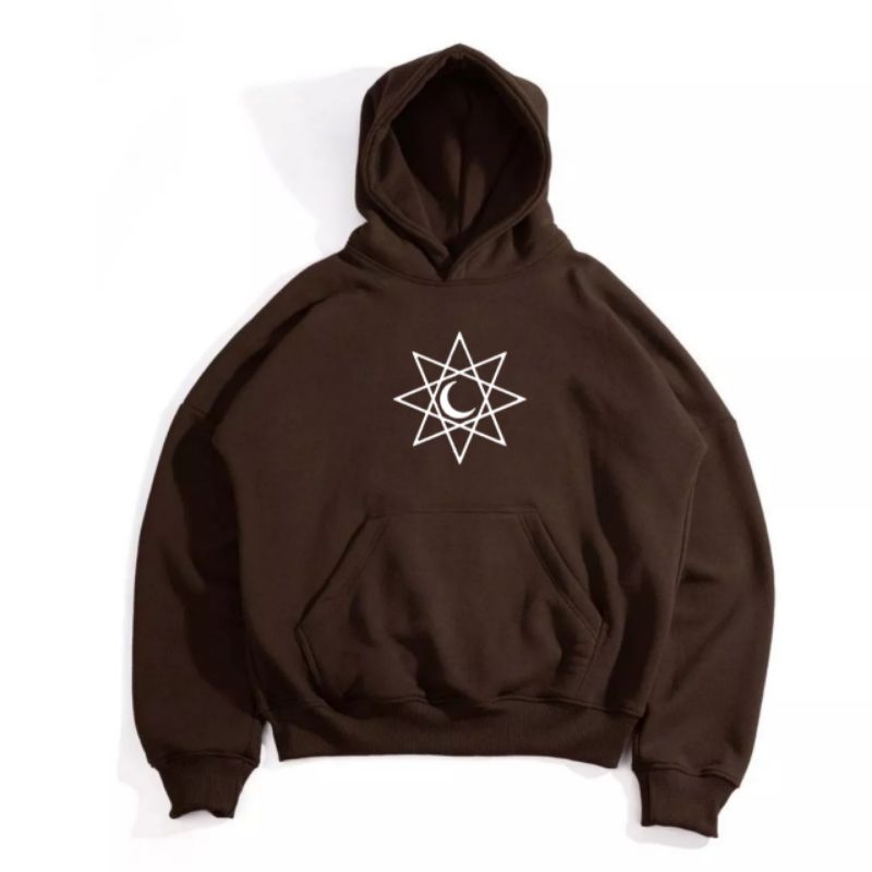 Wardkick - Hoodie Boxy star Brown