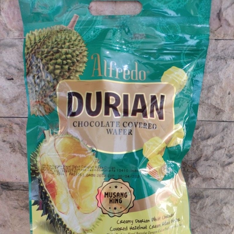 ALFREDO CUBIC WAFER DURIAN MUSANG KING 250 gram