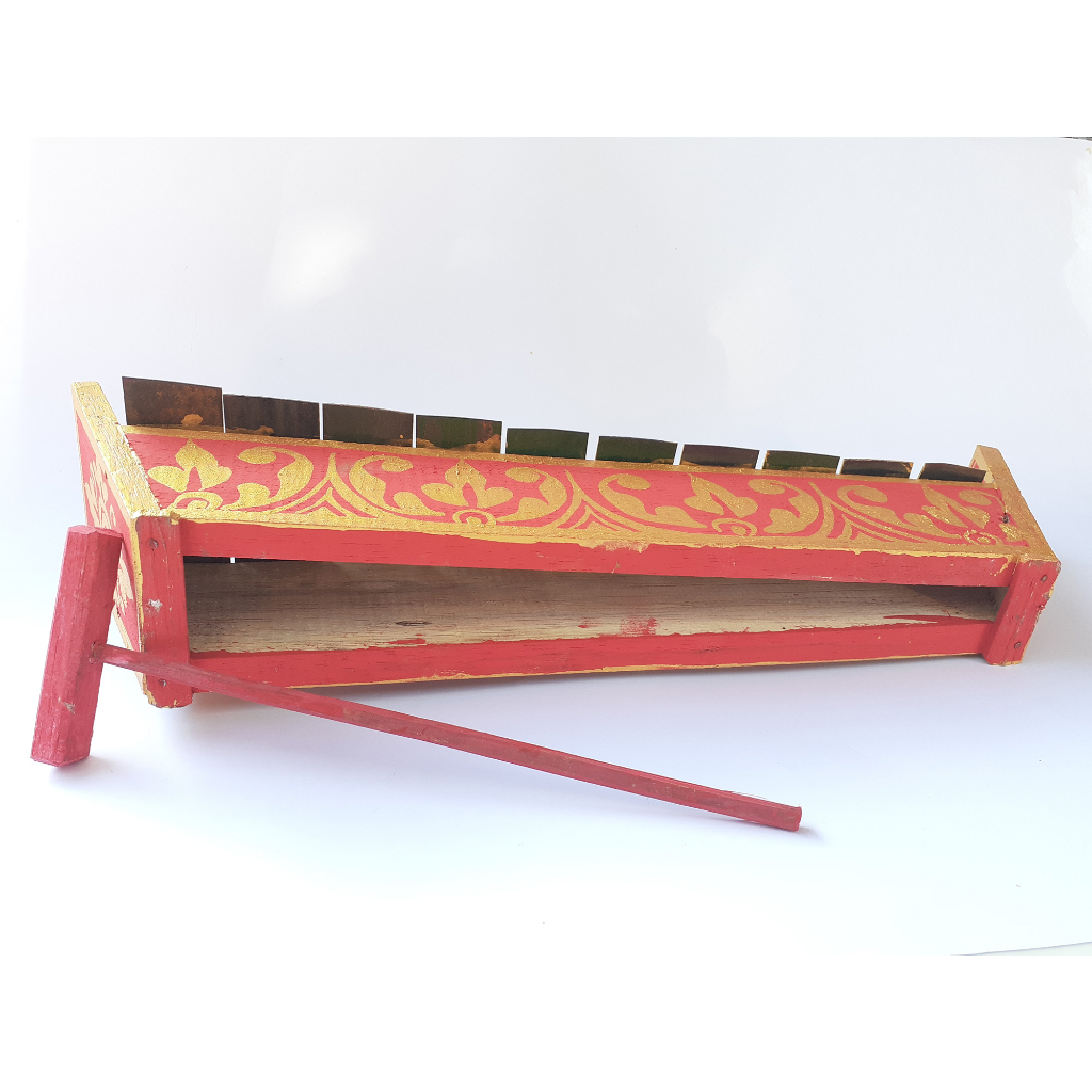 Gamelan mini Bali 40cm alat musik mainan edukasi anak