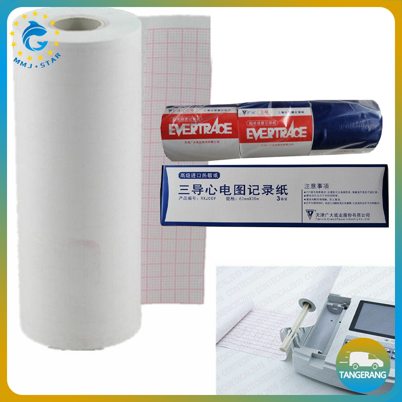 【80mm X 25m】EKG Thermal Paper/Kertas EKG/Kertas Rekaman ECG