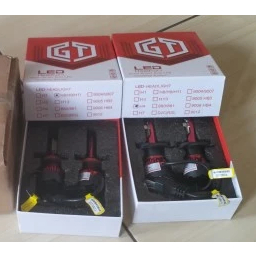 Paket Led Gt Superbright Lampu Utama & Foglamp H4 Dan H11 / H16