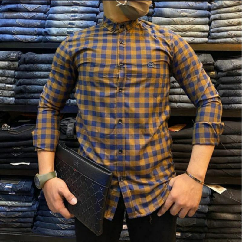 kemeja kotak kotak lengan panjang / kemeja lengan panjang kotak kotak / kemeja kotak kotak / kemeja 