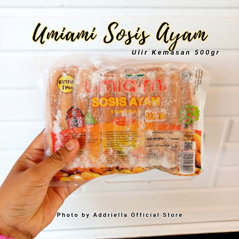 

ADDRIELLA Umiami Sosis Ayam Ulir 500gr | Umiami/Frozenfood/Frozenfood Murah