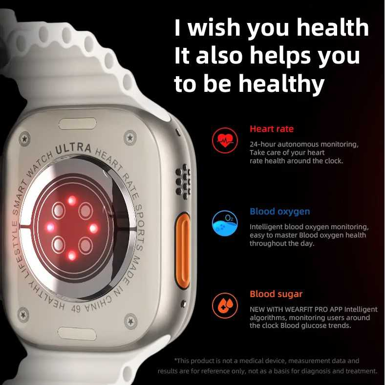 SKMEI Smartwatch Sport Heart Rate Blood Oxygen - HW8-Ultra