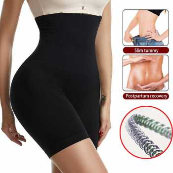 Korset Celana Pelangsing Pinggang Pinggul dan Paha / Korset Penghilang Lemak dan Perut Buncit Wanita Bahan Polyester Spandeks Lentur Premium High Quality / Celana Dalam Korset Pengecil Slim Pelangsing Perut Paha / Celana Corset Korset Tulang Pelangsing