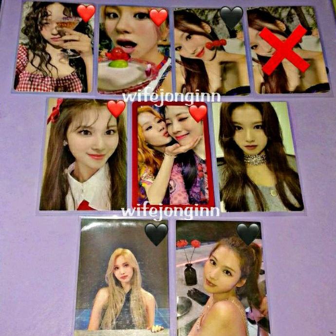 Bundle pc twice migel/mina gelas chae tootbrush sana cherry sana pontip Momo kepang dll [READ DESKRI