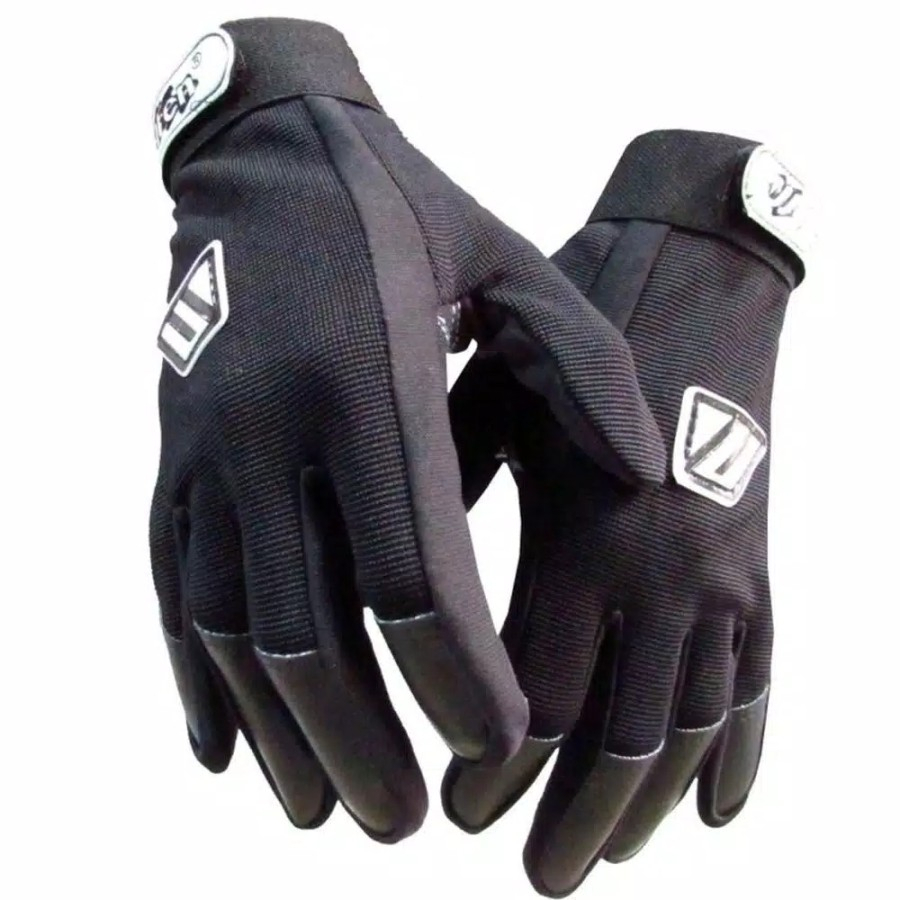 SARUNG TANGAN MOTOR SETENGAH JARI/MOTORCICLE GLOVES WARNA HITAM POLOS PRIA DAN WANITA/SARUNG TANGAN PENGENDARA MOTORBIKE TERLARIS