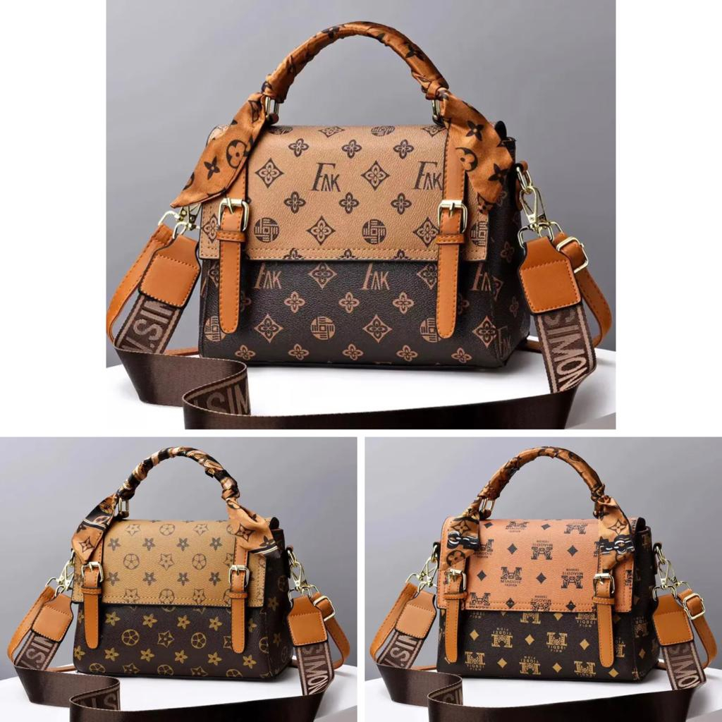 MV_Marvelouz MV805784 Tas HANDBAG Wanita Motif Casual Modis Kekinian Ada Talpan terbaru 1kg bisa 2 tas supplier tas import EL 5784