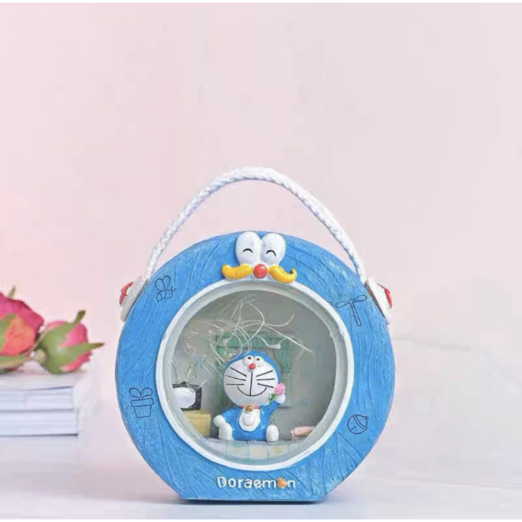 Doraemon Night Lamp / Lampu Meja Pajangan Bentuk Doraemon / Lampu Tidur LED Doraemon