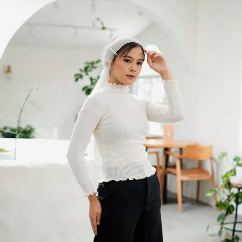 ESHIKA MANSET KNIT RAJUT KRIWIL DALAMAN MANSET || MANSET || ATASAN WANITA || MANSET BAJU || CURLY SW