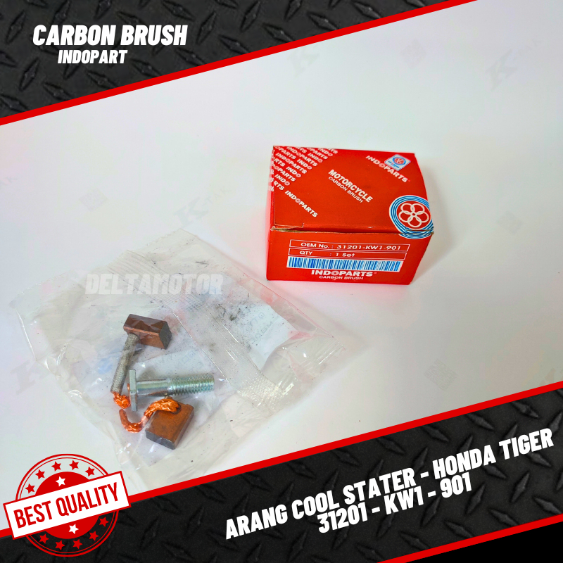 Arang Areng Carbon Brush Cool Kul Stater KW1 Indopart Honda Tiger Megapro