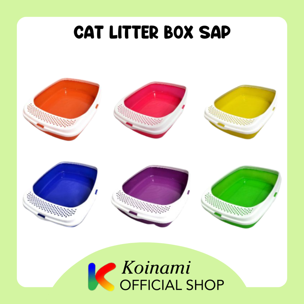 Cat Litter Box SAP - Box Pasir Kucing - Tempat Pup Kucing - Toilet Kucing