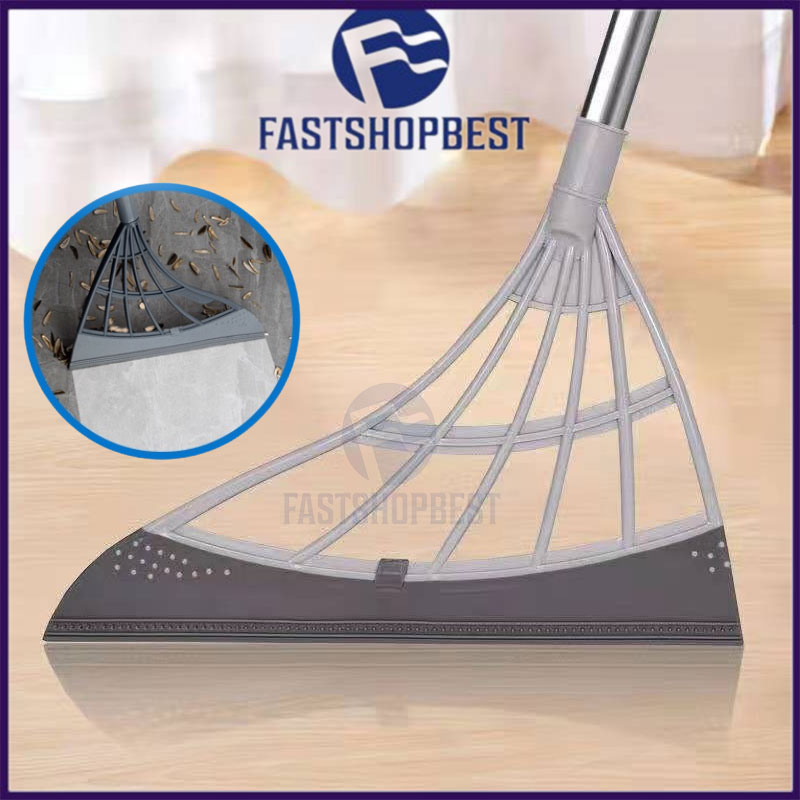 Sapu Pel Lantai Silikon Sapu Karet Magic Broom Multifungsi Wiper Debu Pembersih Lantai
