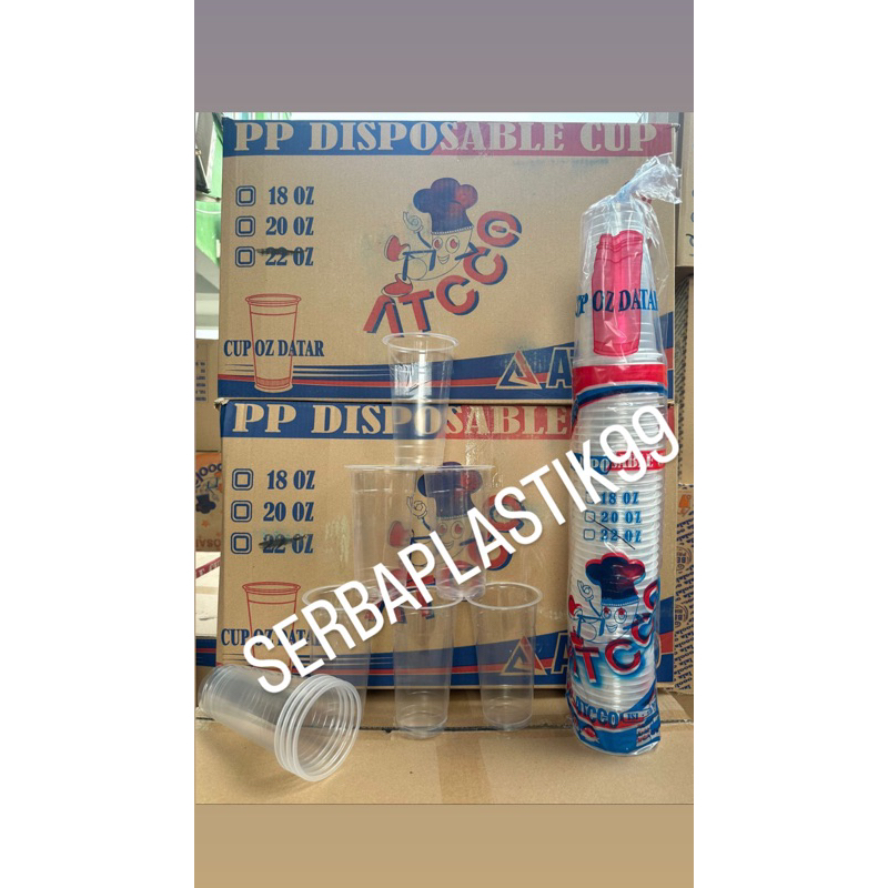 Gelas ATCCO UKURAN 22 OZ kualitas bagus terjamin