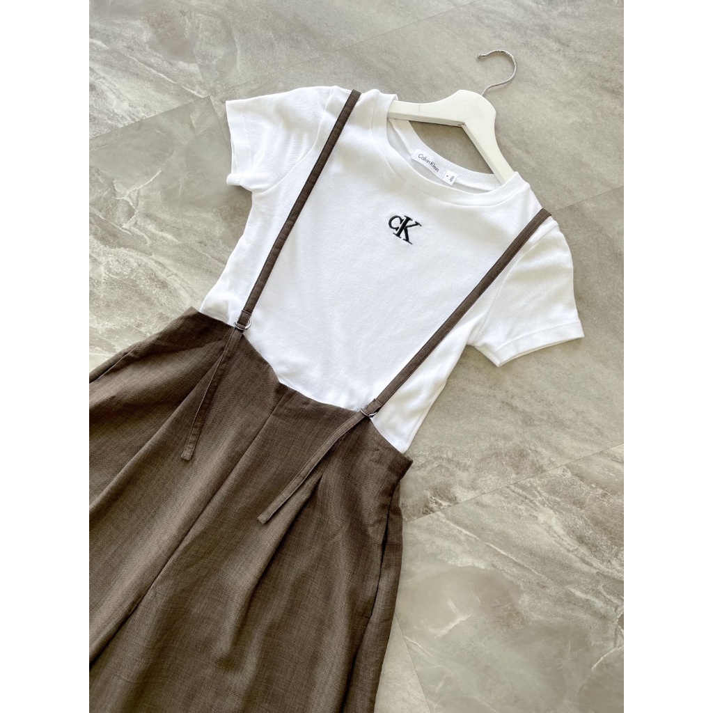 GU Uniqlo Overall Cullotes Jumpsuit