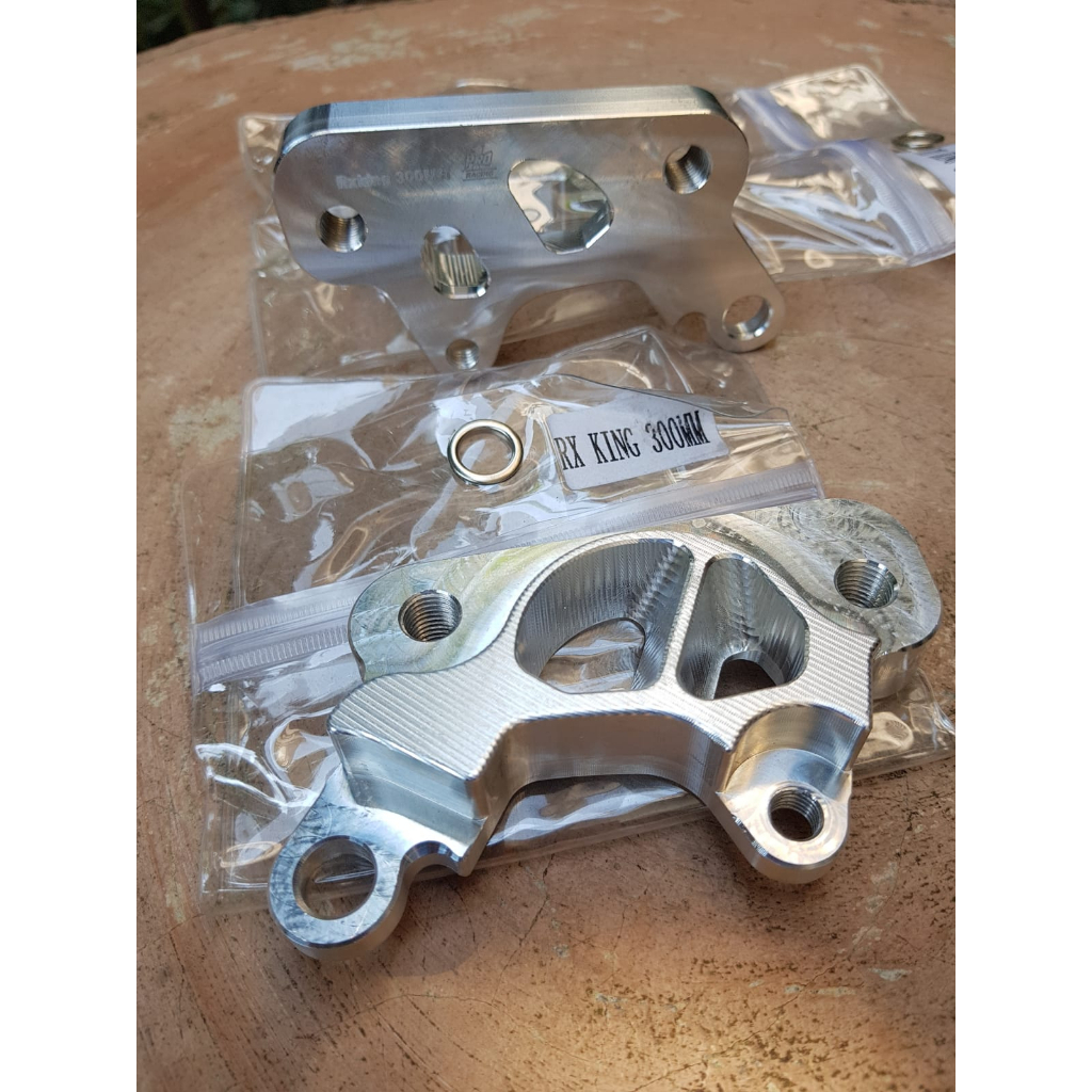 BREKET DUDUKAN CALIPER NISSIN 2P RX KING CNC KALIPER RCB NISIN 2P CNC CALIPER CAKRAM RX KING CNC/RX 