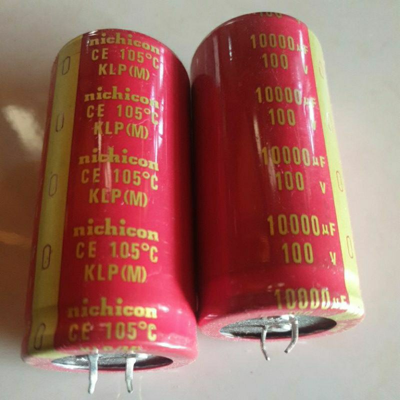 ELCO KAPASITOR NICHICON 100V JAPAN ISI FULL STOK TERBATAS!!