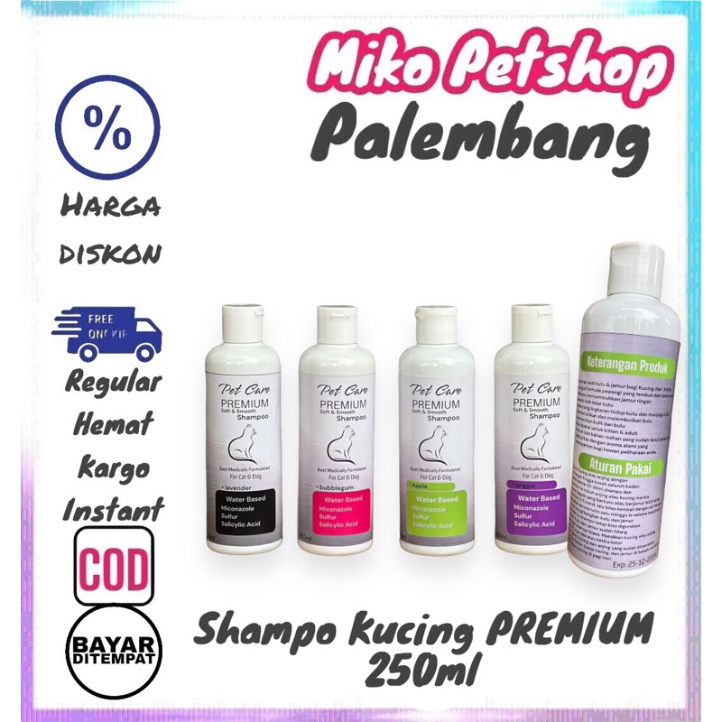 Shampo Kucing Anti Kutu Dan Jamur Premium 250ml