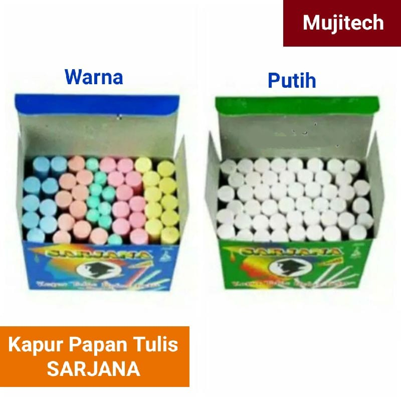 

KAPUR PAPAN TULIS HITAM BLACK BOARD BEBAS DEBU MERK SARJANA