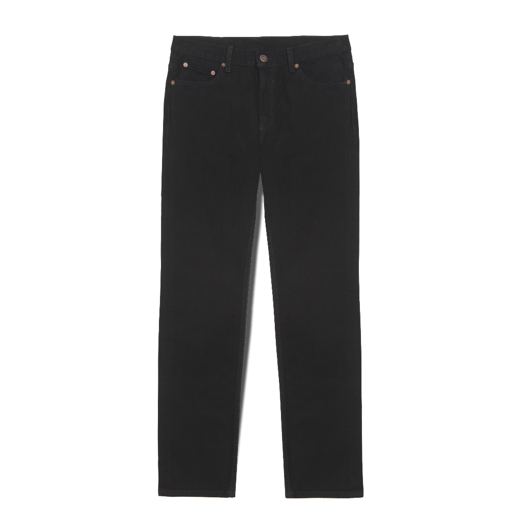 Celana Panjang LEA Jeans 605 - Regular Slim Fit Black Denim