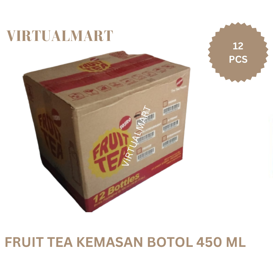 

Fruit Tea Kemasan Botol 450 Ml Perkarton Isi 12 Botol