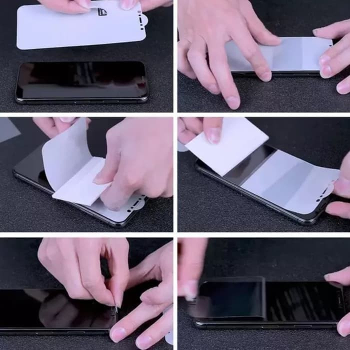 XIAOMI MI8 / MI8 LITE / MI8 SE ANTI GORES HYDROGEL CLEAR PLASTIK JELLY LENTUR DEPAN BELAKANG BENING MI 8