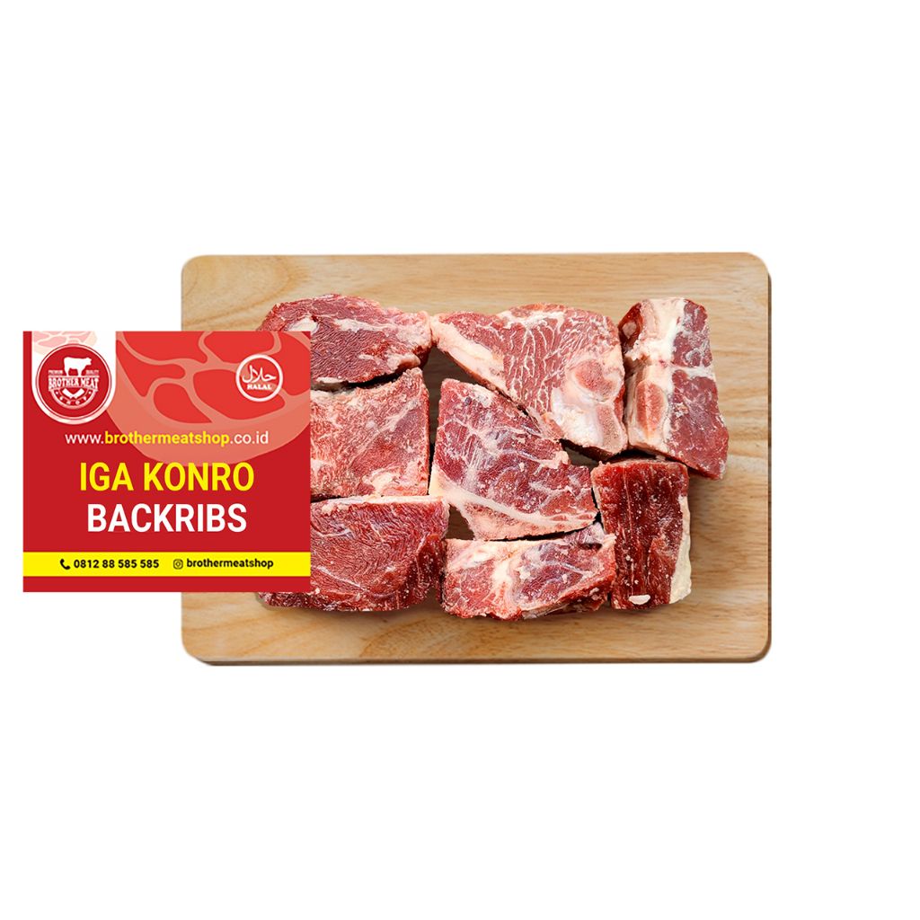 Daging Sapi Iga Konro Backribs 1kg, Halal