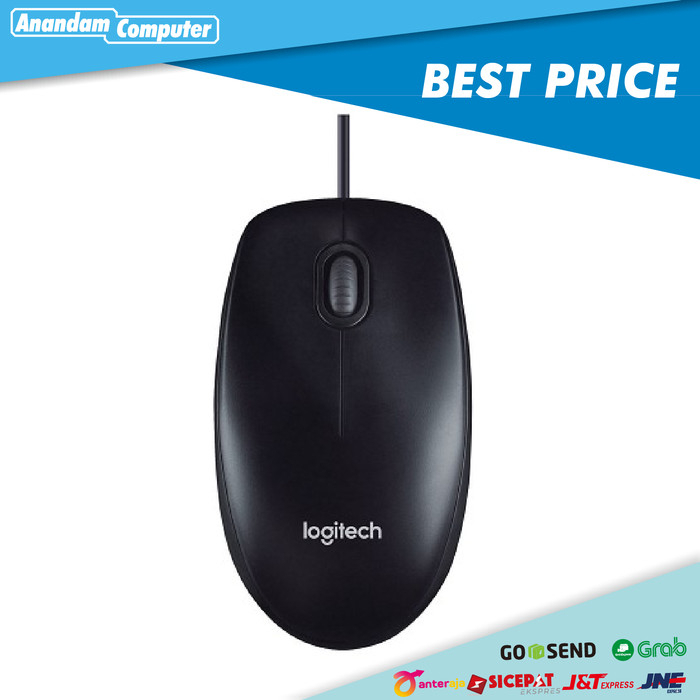 Logitech M100R USB Optical Wired Mouse