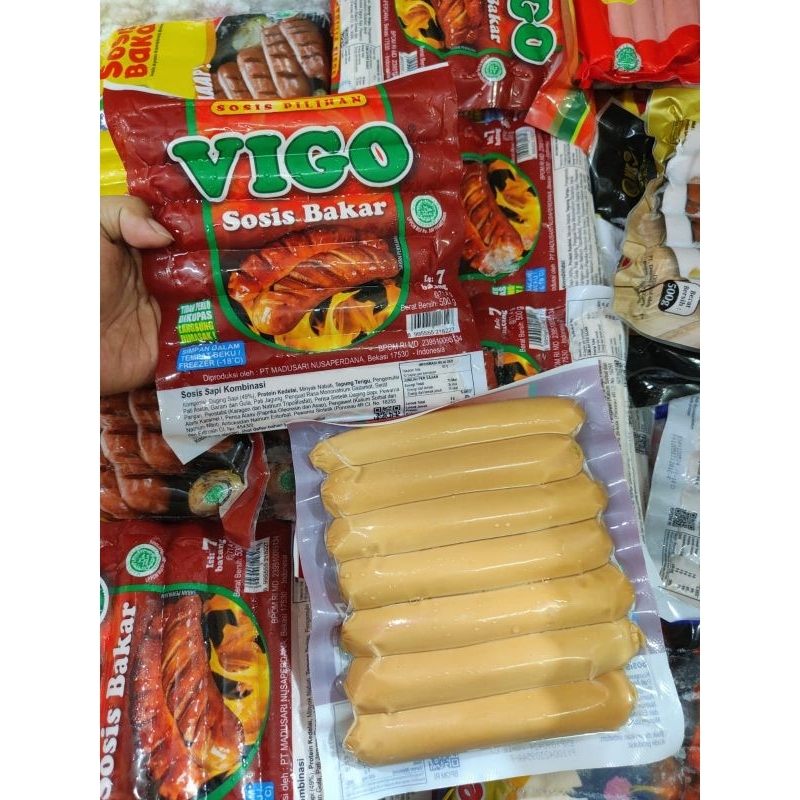 

Vigo Sosis Bakar 500gr Isi 7