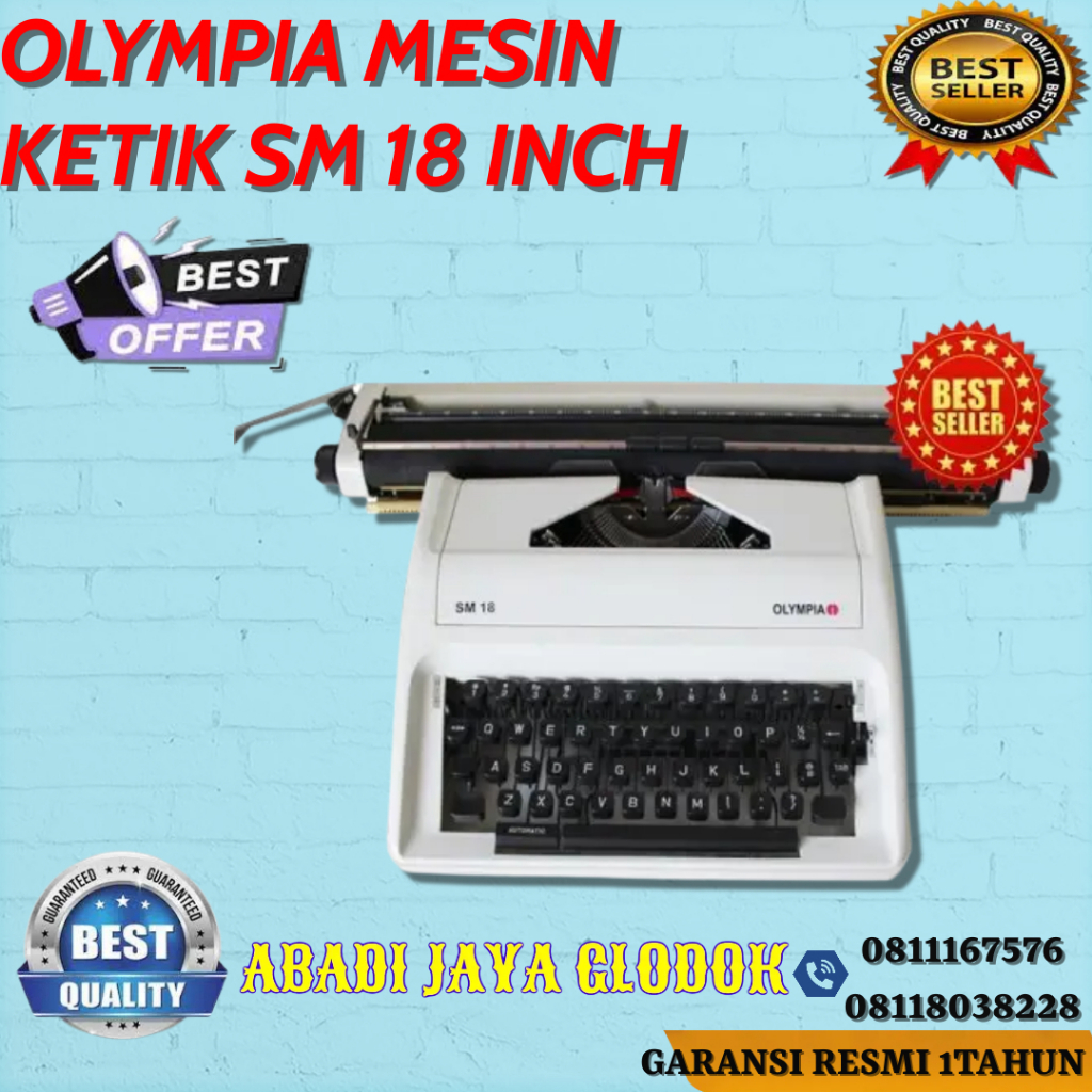 OLYMPIA MESIN KETIK SM 18 INCH