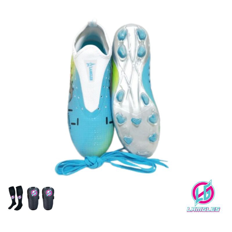 Lamgles - Sepatu Bola Lamgles Star Fg Semi Boot Ukuran 38-43