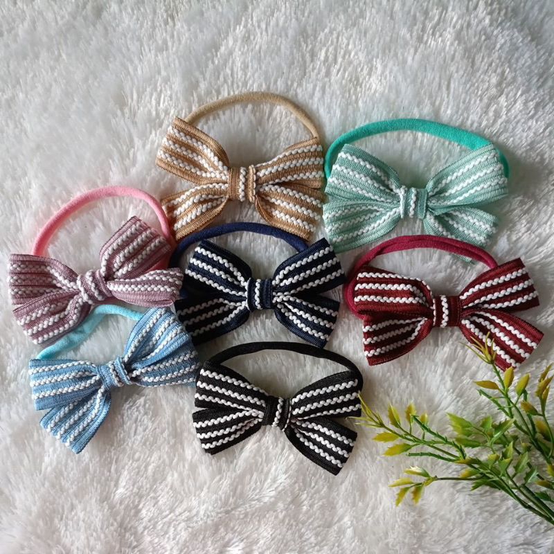 HEADBAND PITA SALUR PUTIH