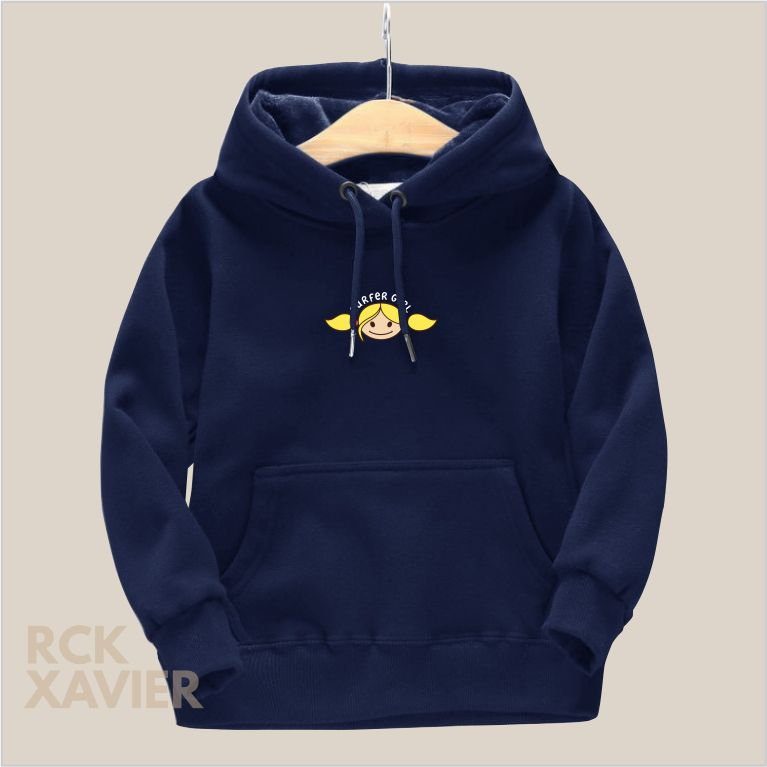 Sweater Hoodie anak Laki-laki perempuan LOGO FLEECE TEBAL