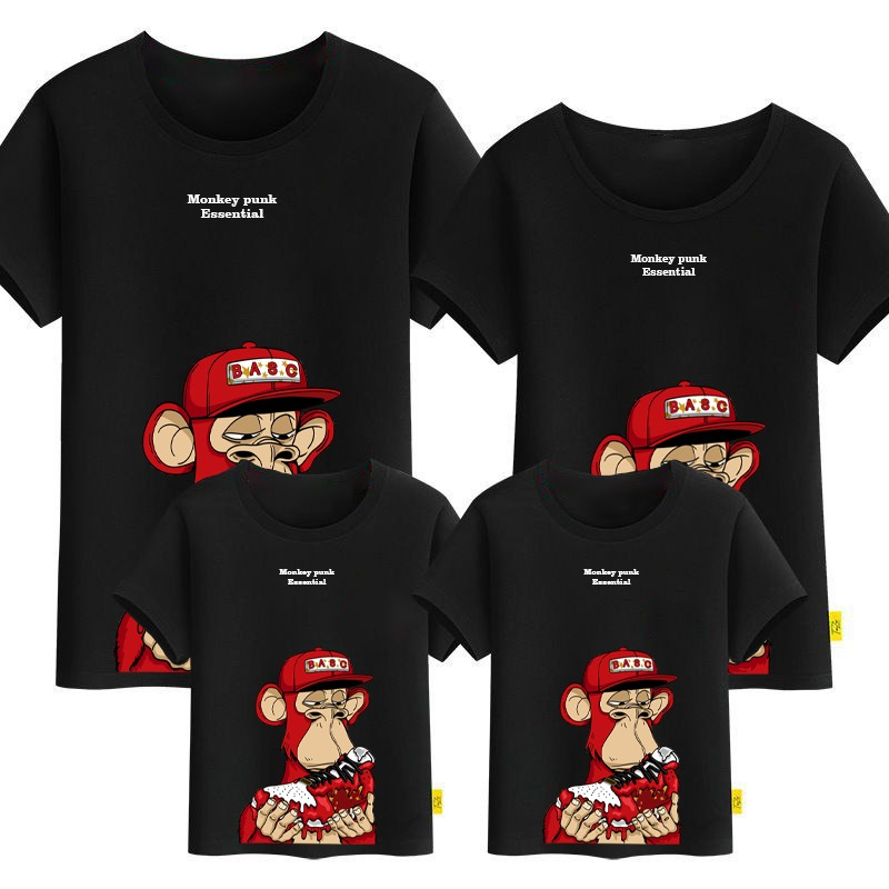 Mokokomo T-shirt Baju Couple Keluarga MP01 Kaos Couple Atasan Couple Keluarga