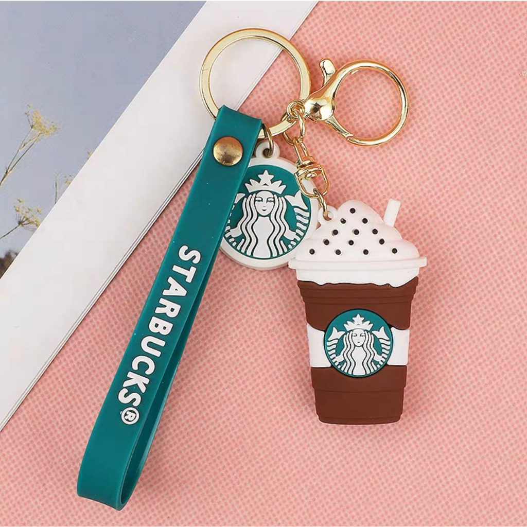 Gantungan Kunci Starbucks Bearista Barista Keychain Key Chain Bear Kopi Cup Gantungan Kunci Motor Mobil Rumah Tas Bag Starbucks Coffee Hadiah Gift Souvenir Ultah Ulang Tahun