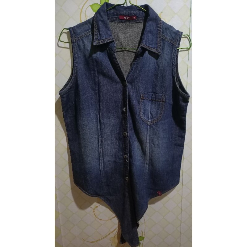 preloved atasan yukensi jeans denim AKO